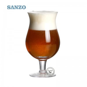 Sanzo publicidade vidro de cerveja personalizado copos de cerveja Pep Si vidro de cerveja